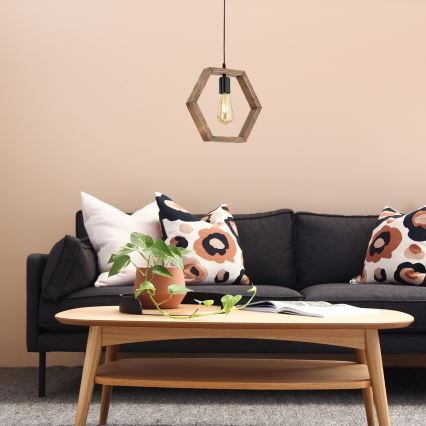 Kattokruunu johdossa GEOMETRIK 1xE27/60W/230V