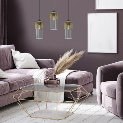 Kattokruunu johdossa GLAM 3xE27/60W/230V