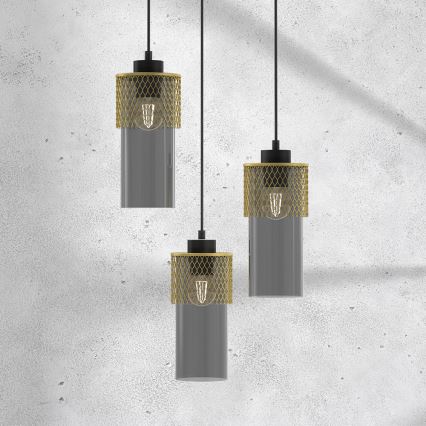 Kattokruunu johdossa GLAM 3xE27/60W/230V