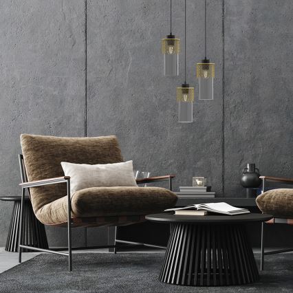 Kattokruunu johdossa GLAM 3xE27/60W/230V