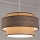 Kattokruunu johdossa GRACE 1xE27/60W/230V halkaisija 40 cm beige/ruskea