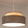 Kattokruunu johdossa GRACE 1xE27/60W/230V halkaisija 40 cm kerma/ruskea
