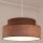 Kattokruunu johdossa GRACE 1xE27/60W/230V halkaisija 40 cm ruskea/beige