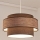 Kattokruunu johdossa GRACE 1xE27/60W/230V halkaisija 40 cm ruskea/beige