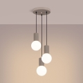Kattokruunu johdossa HALO 3xG9/8W/230V halkaisija 25 cm beige