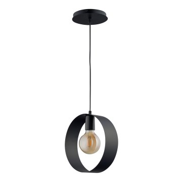 Kattokruunu johdossa HAPPY 1xE27/60W/230V musta