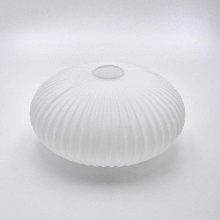 Kattokruunu johdossa HARMA 1xE27/15W/230V halkaisija 25 cm valkoinen/kulta