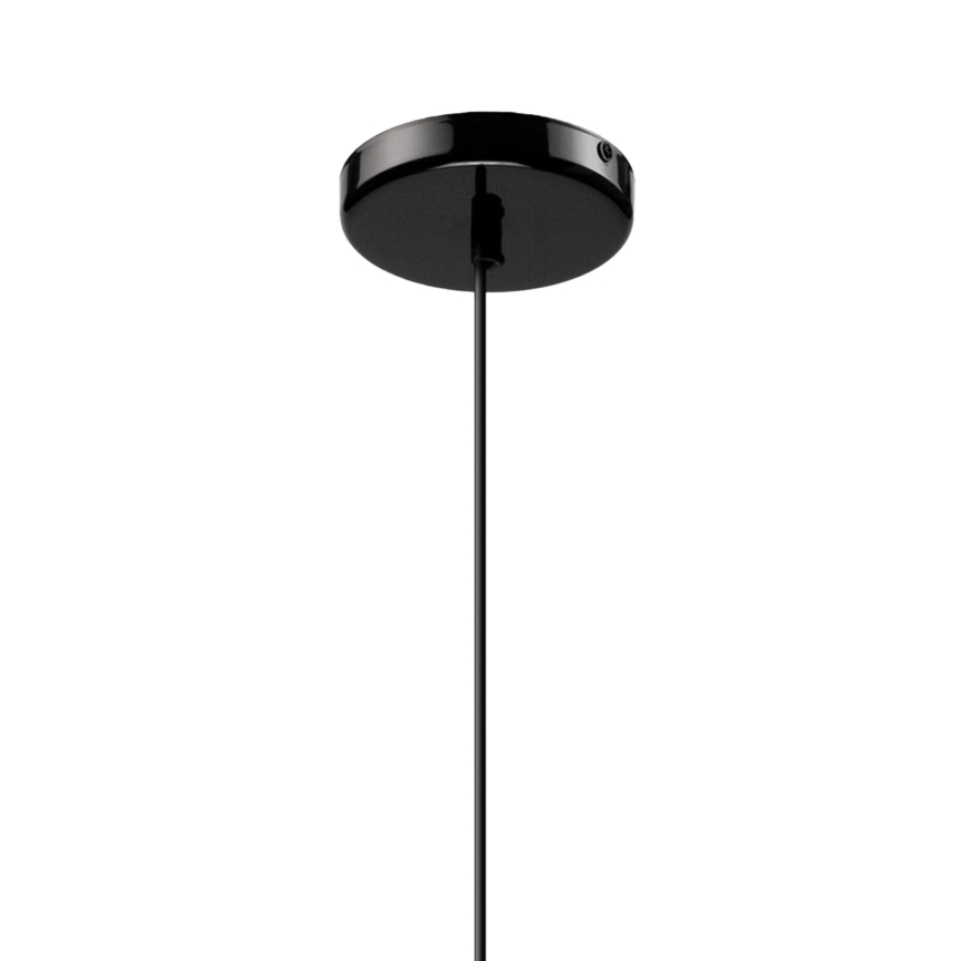 Kattokruunu johdossa HARMA 1xE27/15W/230V halkaisija 30 cm valkoinen/musta