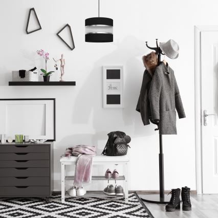 Kattokruunu johdossa HELEN 1xE27/15W/230V musta