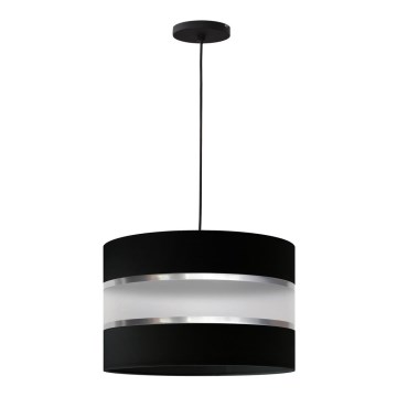 Kattokruunu johdossa HELEN 1xE27/15W/230V musta