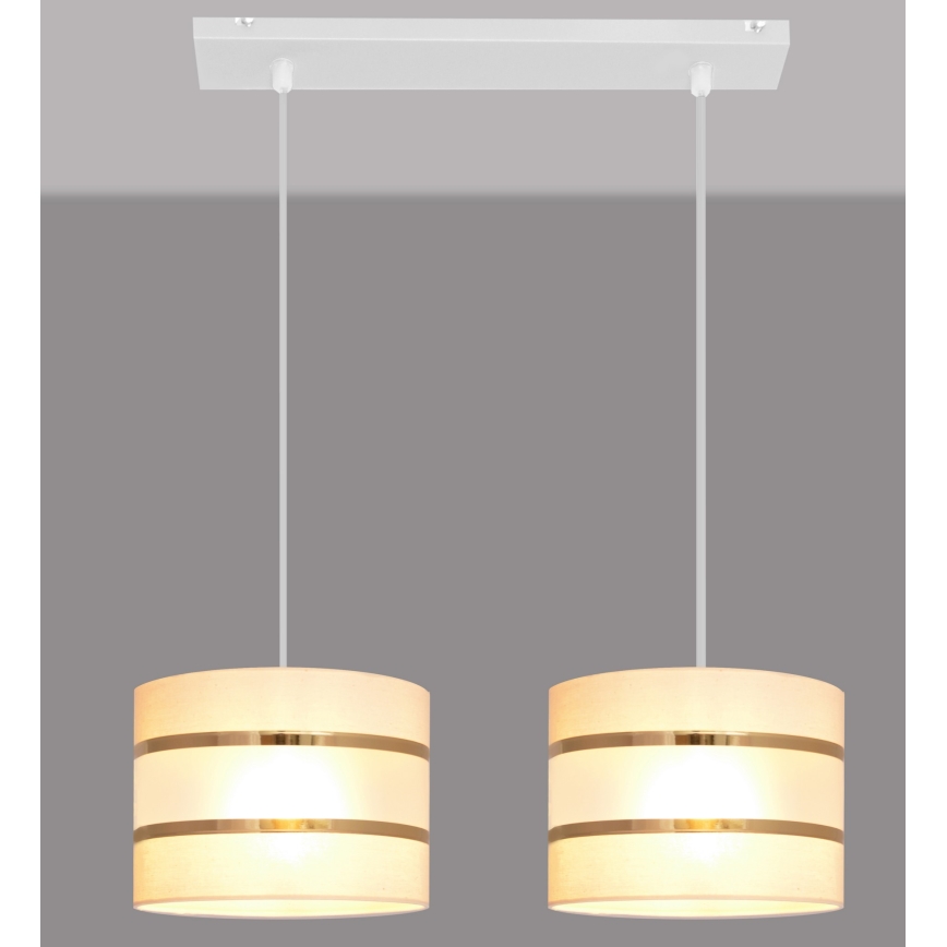 Kattokruunu johdossa HELEN 2xE27/15W/230V kerma