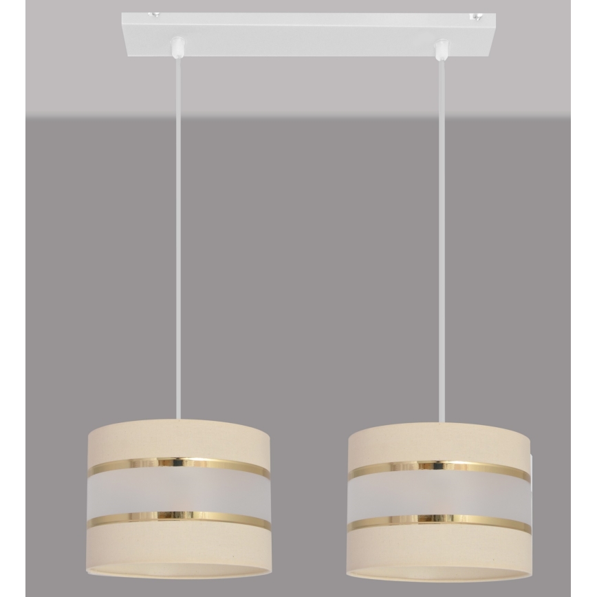 Kattokruunu johdossa HELEN 2xE27/15W/230V kerma