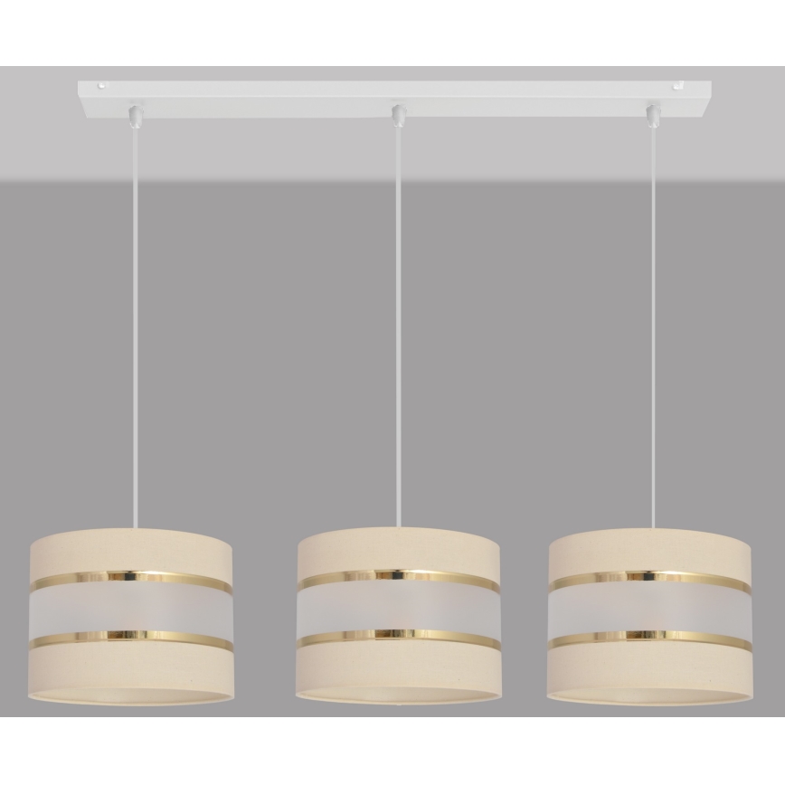 Kattokruunu johdossa HELEN 3xE27/15W/230V kerma