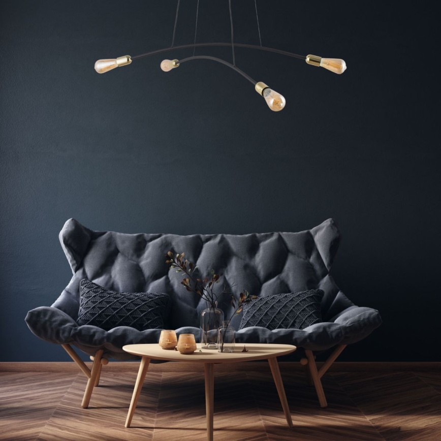 Kattokruunu johdossa HELIX 4xE27/15W/230V