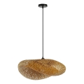 Kattokruunu johdossa HILO 1xE27/40W/230V halkaisija 60 cm bambu