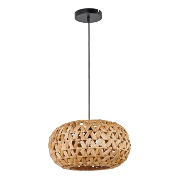 Kattokruunu johdossa HOSHI 1xE27/20W/230V halkaisija 38 cm hamppu