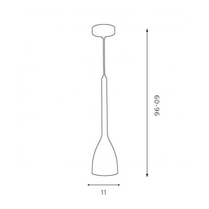 Kattokruunu johdossa ISTAPPAR 1xE27/60W/230V musta/kultainen