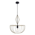 Kattokruunu johdossa JASMINA 1xE27/20W/230V halkaisija 40 cm kulta