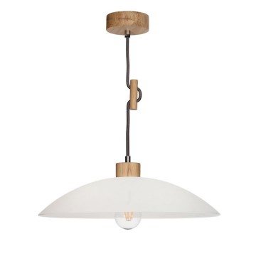 Kattokruunu johdossa JONA 1xE27/60W/230V tammi