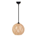 Kattokruunu johdossa JUTE 1xE27/60W/230V beige