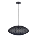Kattokruunu johdossa KINU 1xE27/20W/230V halkaisija 50 cm musta