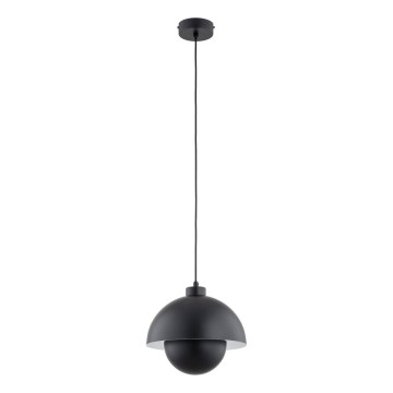 Kattokruunu johdossa KUGER 1xE27/15W/230V musta