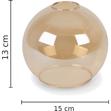Kattokruunu johdossa LACRIMA HONEY 1xE27/60W/230V
