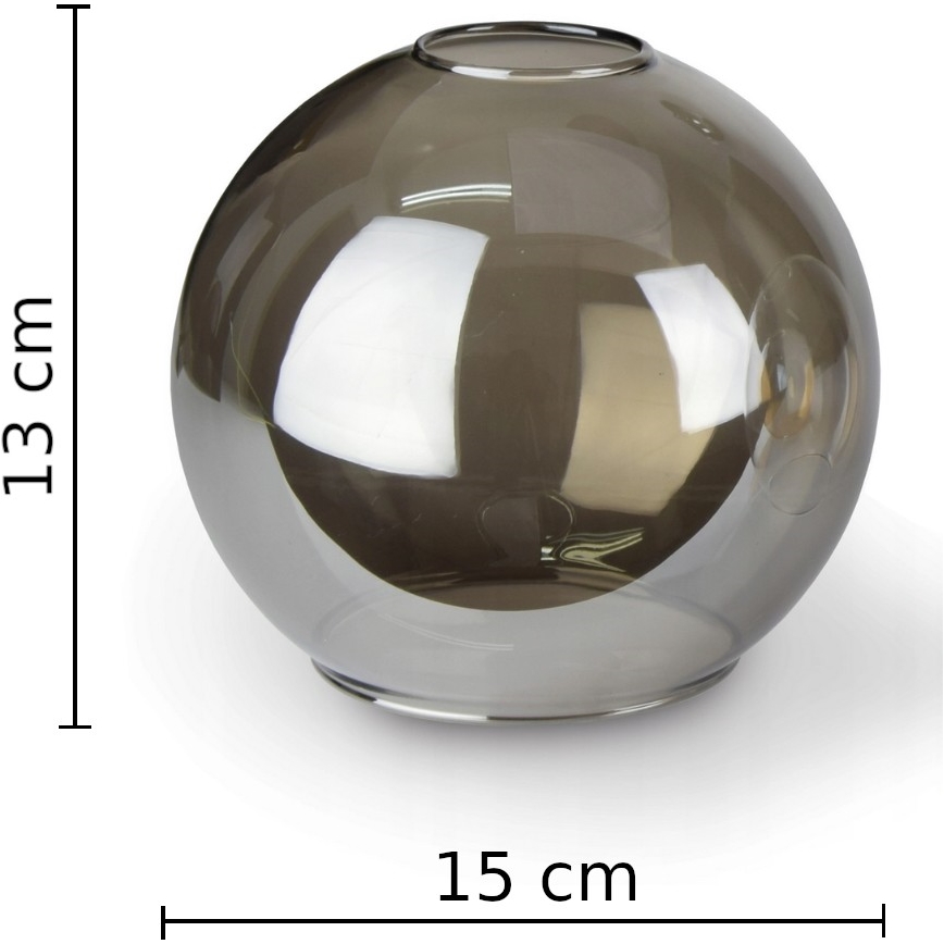 Kattokruunu johdossa LACRIMA SMOKY 2xE27/60W/230V