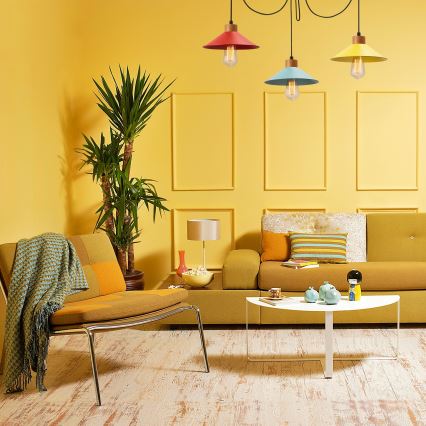 Kattokruunu johdossa MANAVGAT 3xE27/100W/230V hämähäkki