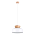 Kattokruunu johdossa MARION 1xE27/15W/230V halkaisija 29,5 cm valkoinen