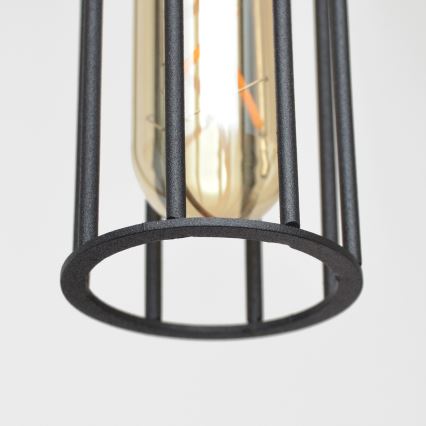 Kattokruunu johdossa MELODY 1xE27/15W/230V musta