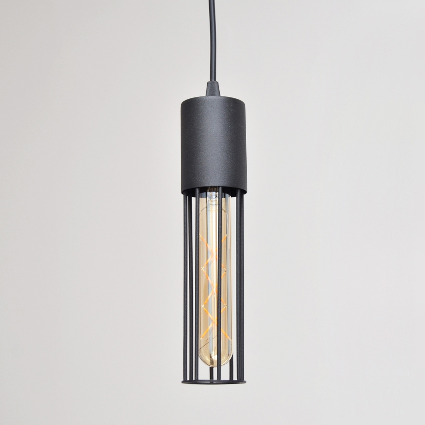 Kattokruunu johdossa MELODY 1xE27/15W/230V musta