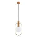 Kattokruunu johdossa MODI 1xE14/10W/230V kulta/beige