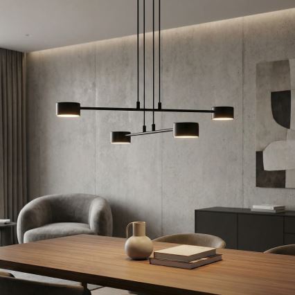 Kattokruunu johdossa MODUS 4xGX53/12W/230V musta