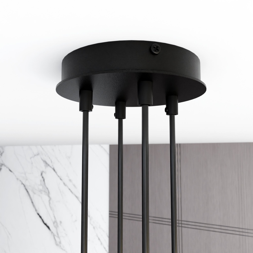 Kattokruunu johdossa MODUS 4xGX53/12W/230V musta