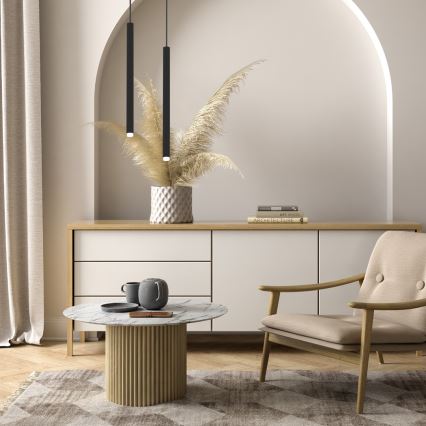 Kattokruunu johdossa MONZA 1xG9/8W/230V musta