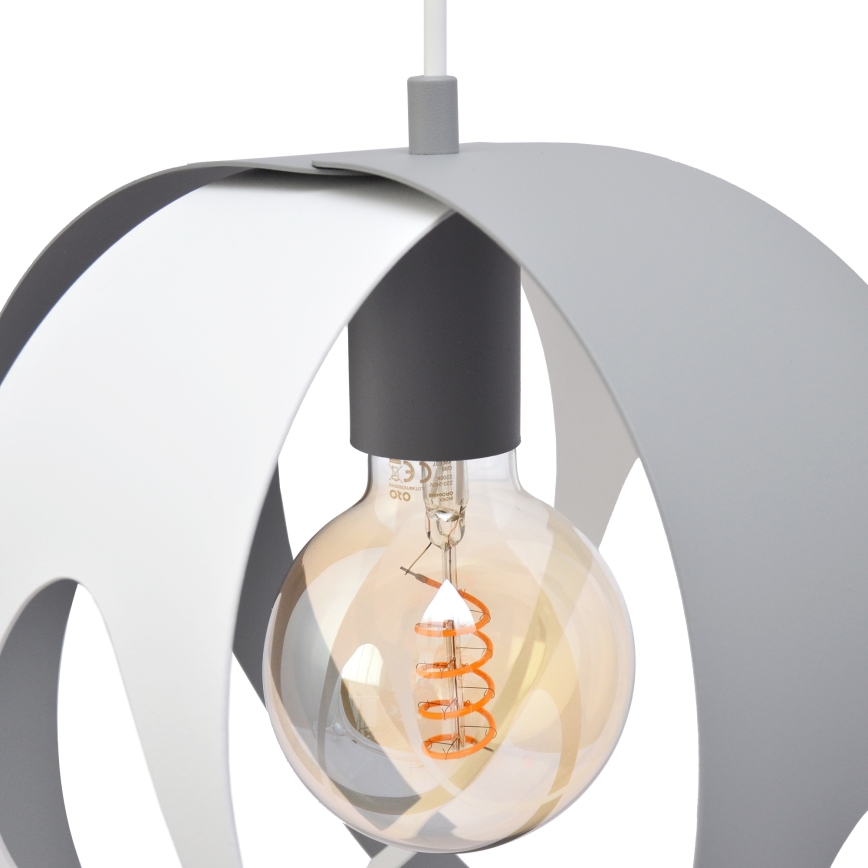 Kattokruunu johdossa MOONLIGHT 1xE27/15W/230V harmaa