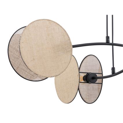 Kattokruunu johdossa MOTIF 4xE14/10W/230V beige