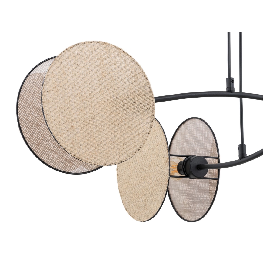 Kattokruunu johdossa MOTIF 4xE14/10W/230V beige