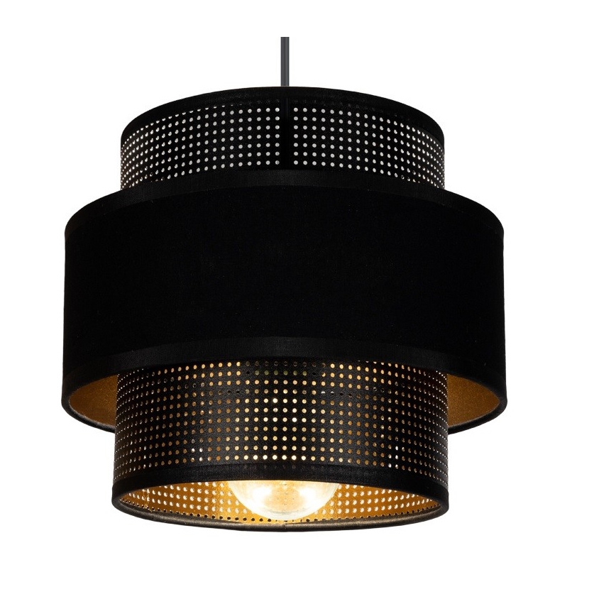 Kattokruunu johdossa NESS 1xE27/60W/230V musta