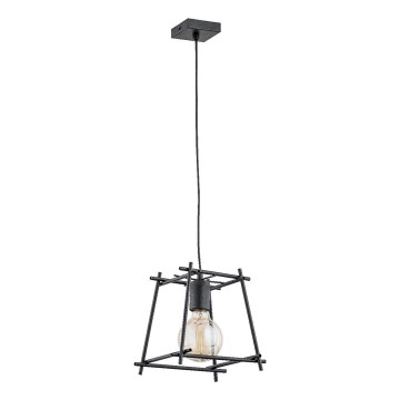 Kattokruunu johdossa NETI 1xE27/15W/230V musta