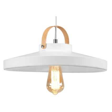 Kattokruunu johdossa NEXT 1xE27/60W/230V valkoinen