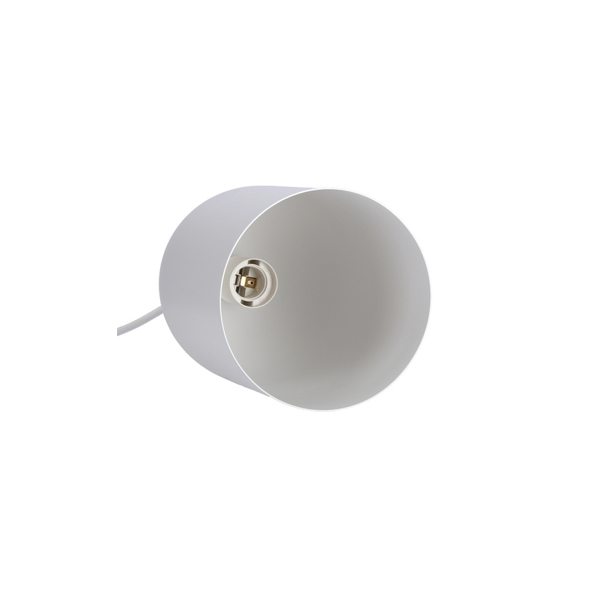 Kattokruunu johdossa OSS 1xE27/40W/230V valkoinen