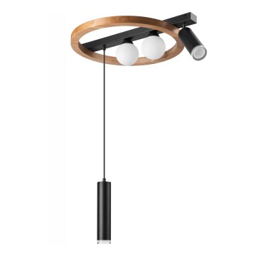 Kattokruunu johdossa OTIS 2xG9/5W/230V + 2xE27/15W/230V tammi