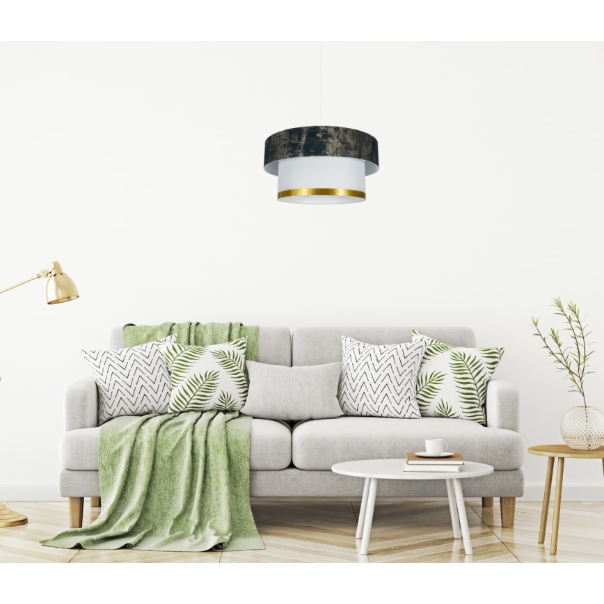 Kattokruunu johdossa RESSA 1xE27/60W/230V vihreä