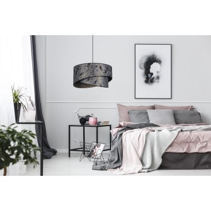 Kattokruunu johdossa REZO 1xE27/60W/230V harmaa