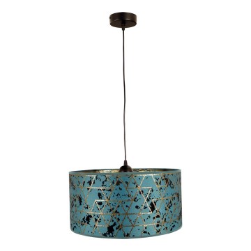 Kattokruunu johdossa REZO 1xE27/60W/230V turkoosi