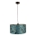 Kattokruunu johdossa REZO 1xE27/60W/230V turkoosi