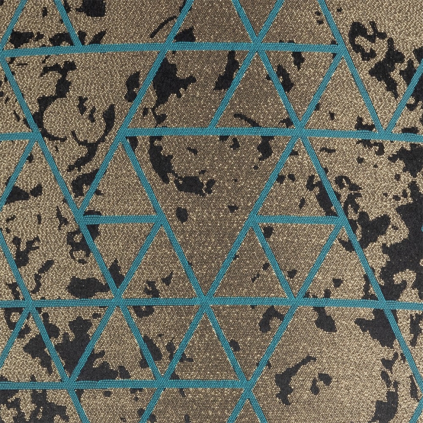 Kattokruunu johdossa REZO 1xE27/60W/230V turkoosi/kulta