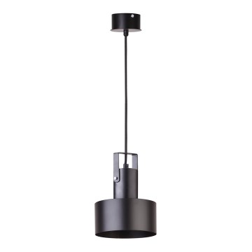 Kattokruunu johdossa RIF 1xE27/60W/230V musta